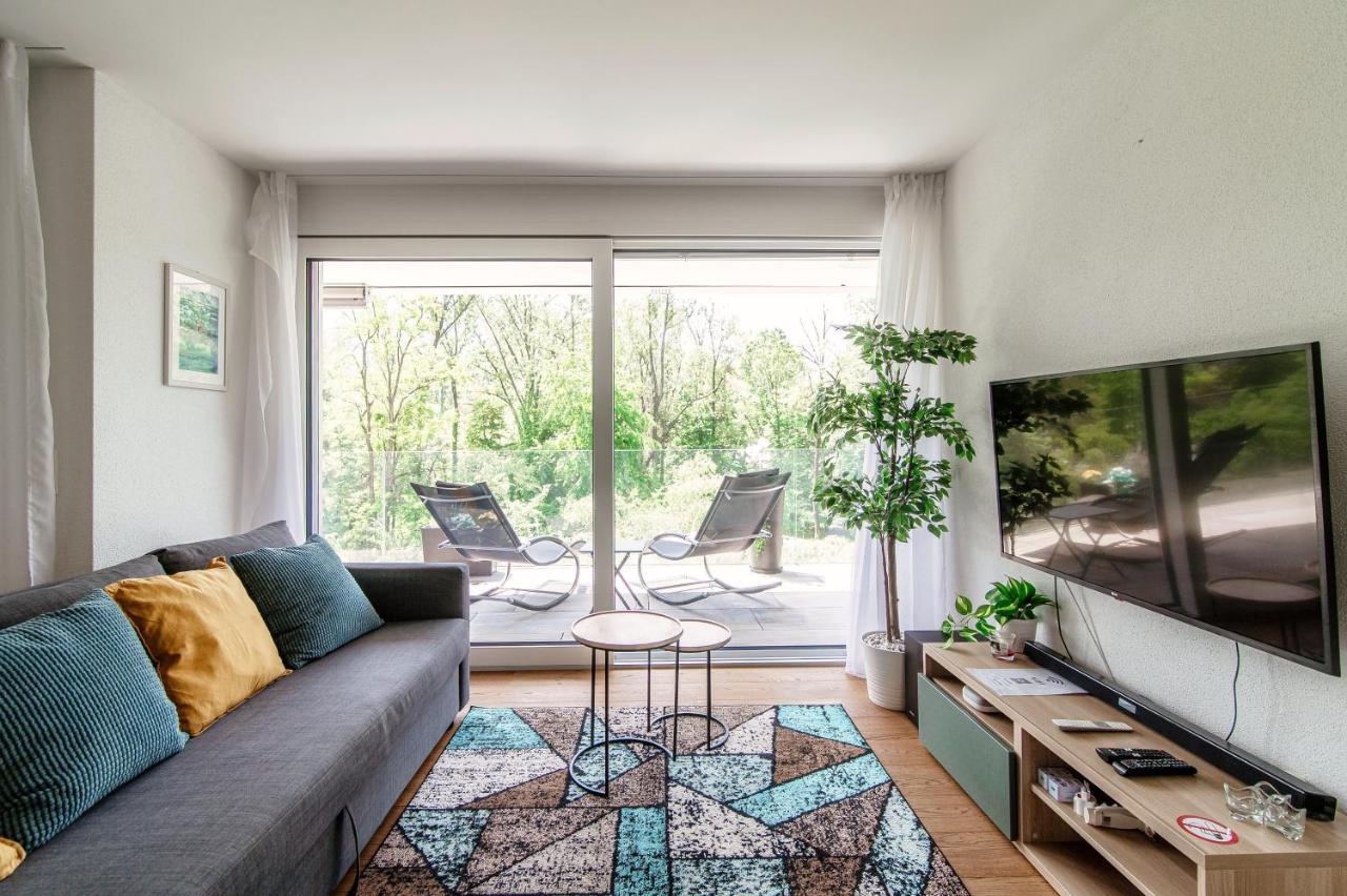 Linda Terrace By Quokka 360 - Modern One-Bedroom Flat With Sun Terrace Locarno Exterior foto