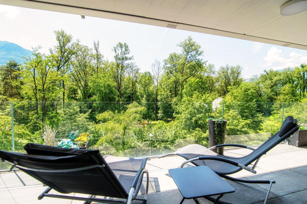 Linda Terrace By Quokka 360 - Modern One-Bedroom Flat With Sun Terrace Locarno Exterior foto