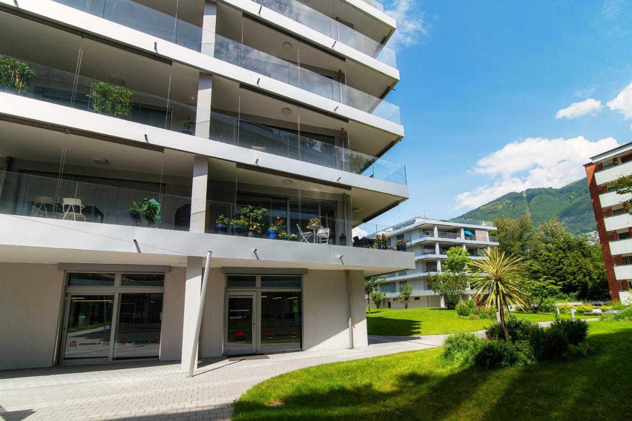 Linda Terrace By Quokka 360 - Modern One-Bedroom Flat With Sun Terrace Locarno Exterior foto